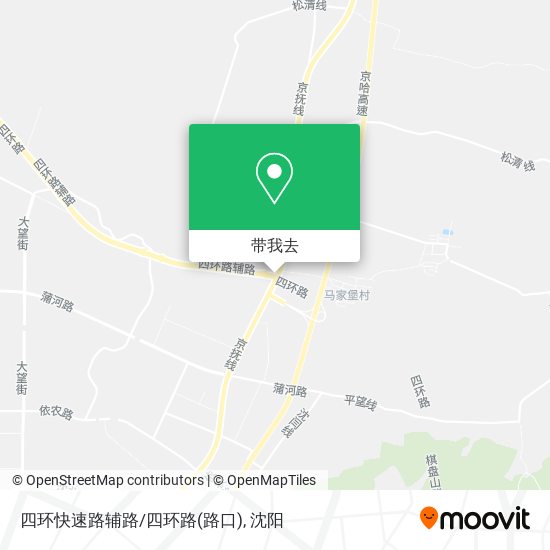 四环快速路辅路/四环路(路口)地图