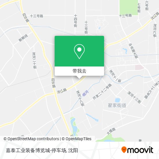 嘉泰工业装备博览城-停车场地图