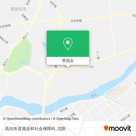 高坎街道就业和社会保障科地图