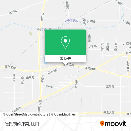 崔氏朝鲜拌菜地图