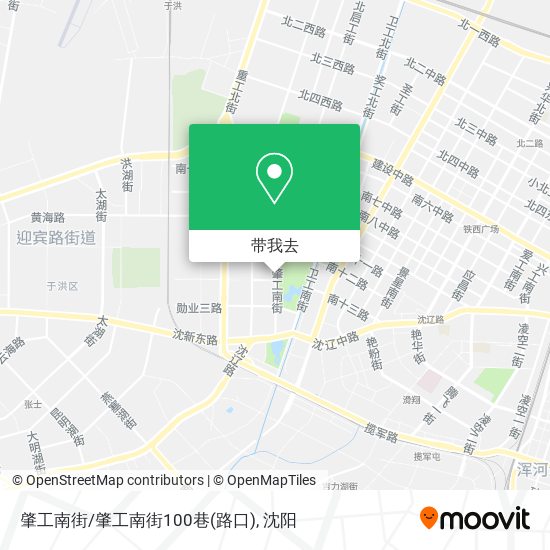 肇工南街/肇工南街100巷(路口)地图