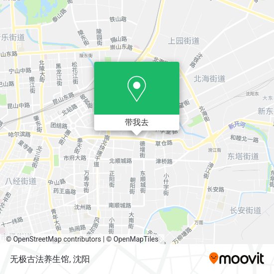无极古法养生馆地图