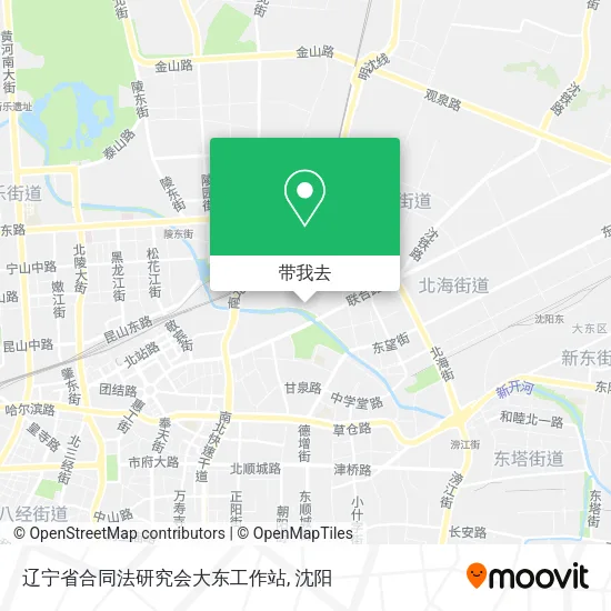 辽宁省合同法研究会大东工作站地图