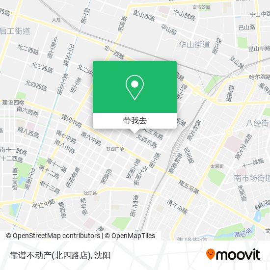 靠谱不动产(北四路店)地图