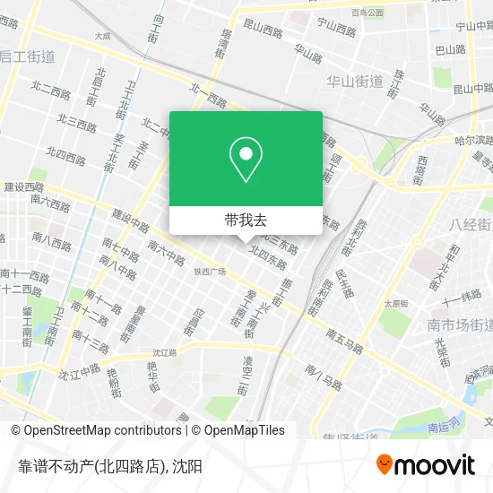 靠谱不动产(北四路店)地图