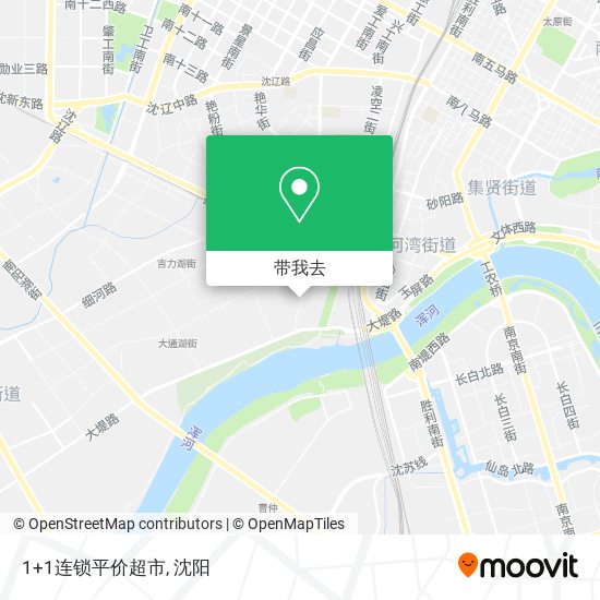 1+1连锁平价超市地图