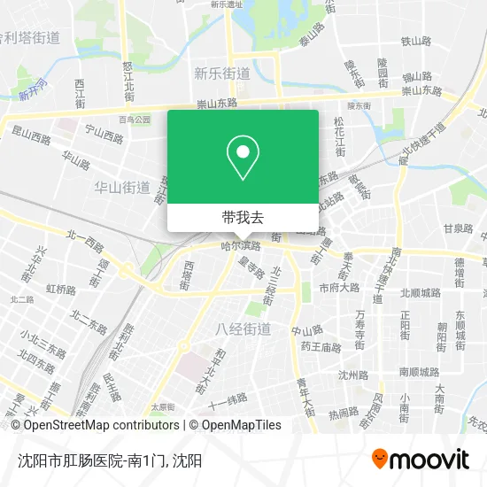 沈阳市肛肠医院-南1门地图