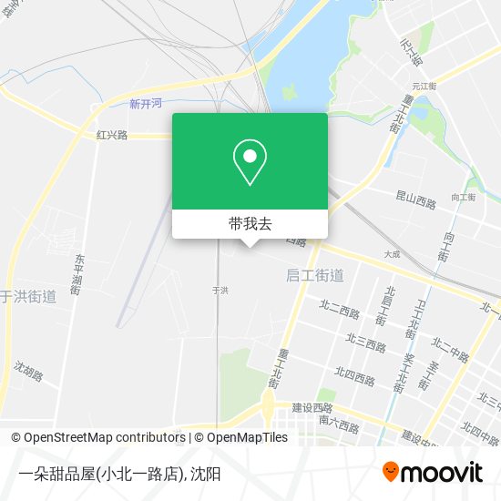 一朵甜品屋(小北一路店)地图