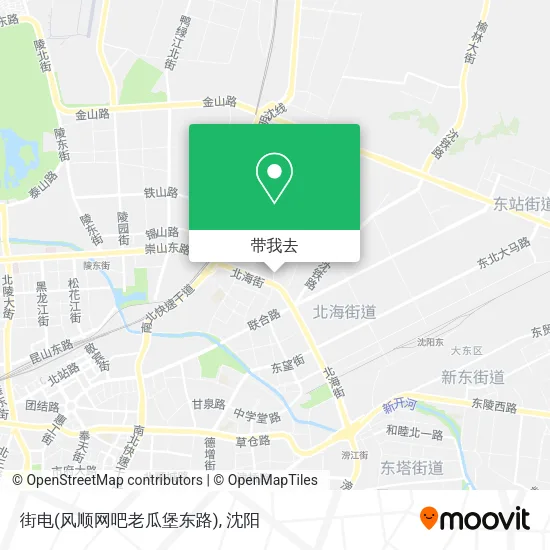 街电(风顺网吧老瓜堡东路)地图