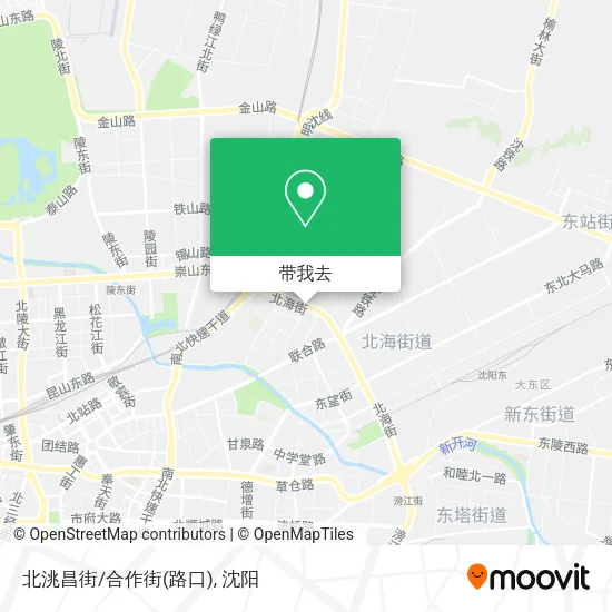 北洮昌街/合作街(路口)地图