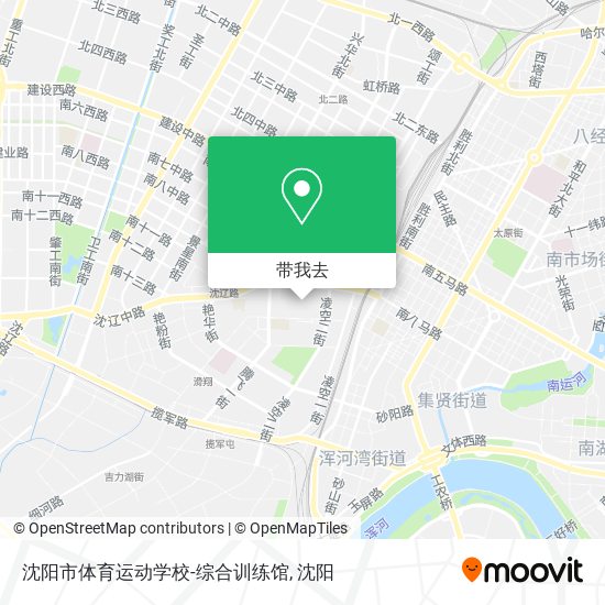 沈阳市体育运动学校-综合训练馆地图