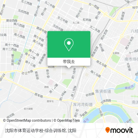 沈阳市体育运动学校-综合训练馆地图