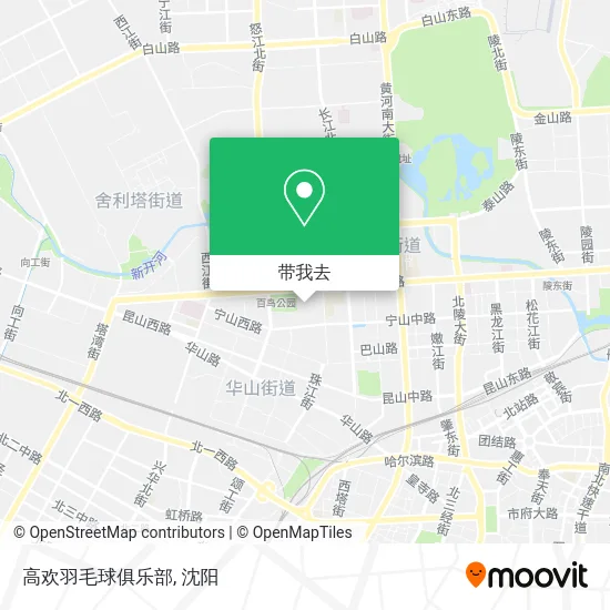 高欢羽毛球俱乐部地图