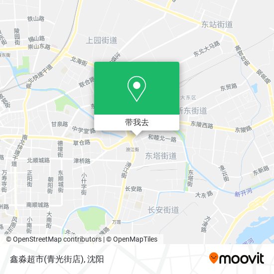 鑫淼超市(青光街店)地图