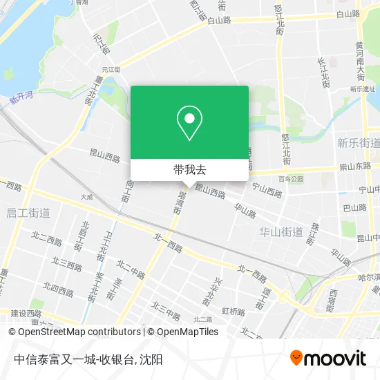 中信泰富又一城-收银台地图