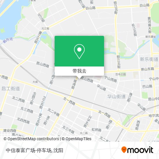 中信泰富广场-停车场地图