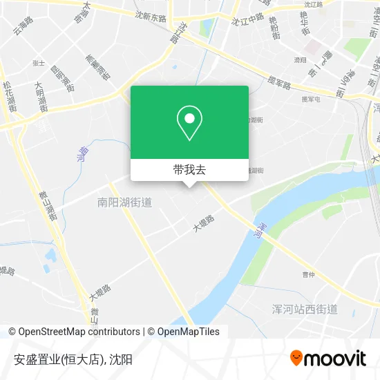 安盛置业(恒大店)地图