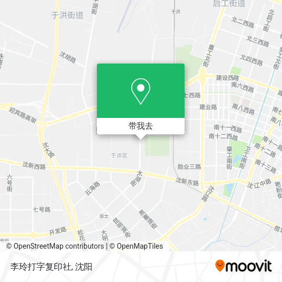 李玲打字复印社地图