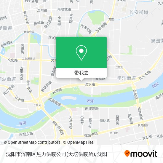 沈阳市浑南区热力供暖公司(天坛供暖所)地图