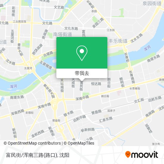 富民街/浑南三路(路口)地图