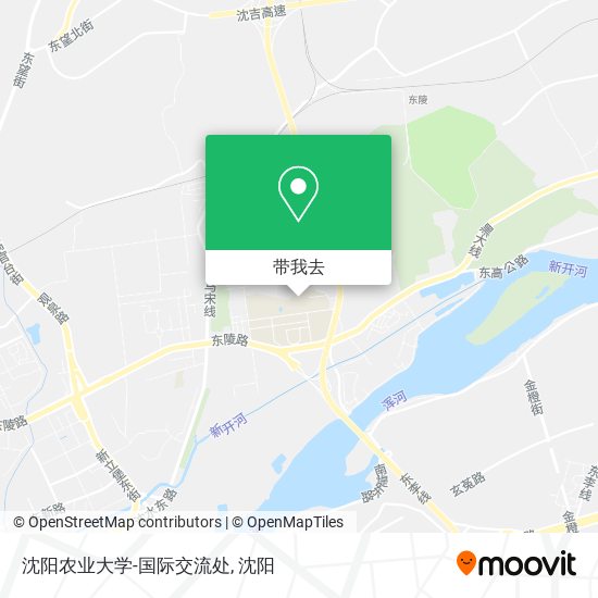 沈阳农业大学-国际交流处地图