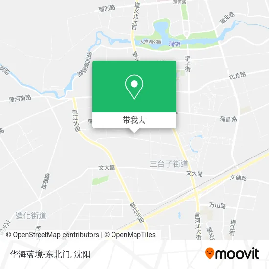 华海蓝境-东北门地图