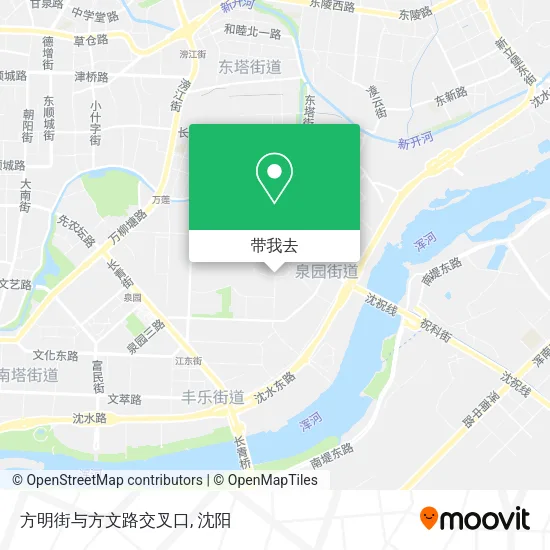 方明街与方文路交叉口地图