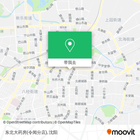 东北大药房(令闻分店)地图