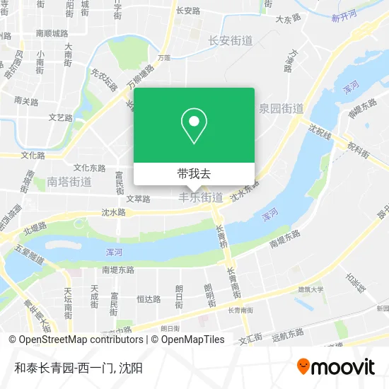 和泰长青园-西一门地图