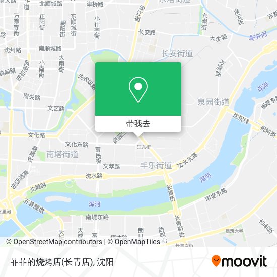 菲菲的烧烤店(长青店)地图