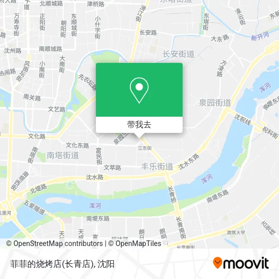 菲菲的烧烤店(长青店)地图