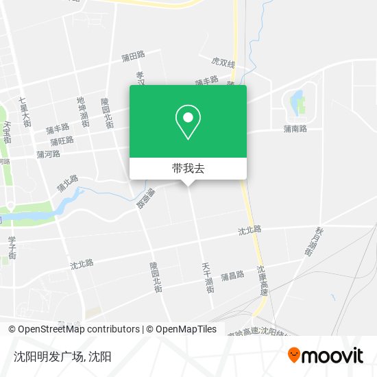 沈阳明发广场地图