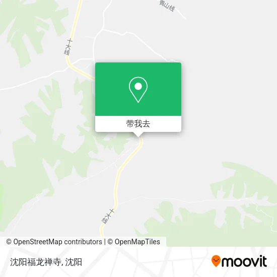 沈阳福龙禅寺地图