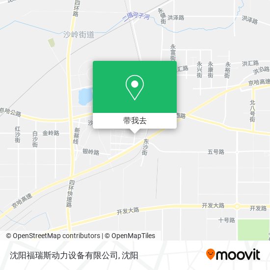 沈阳福瑞斯动力设备有限公司地图
