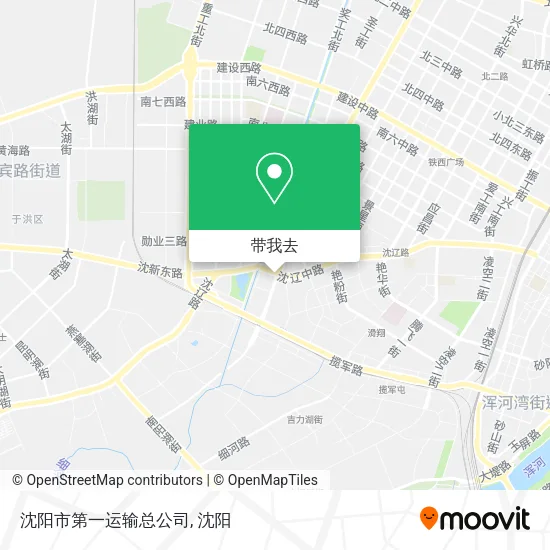 沈阳市第一运输总公司地图