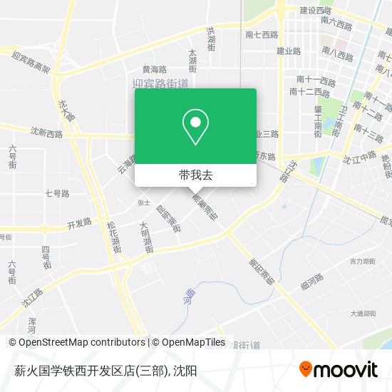 薪火国学铁西开发区店(三部)地图