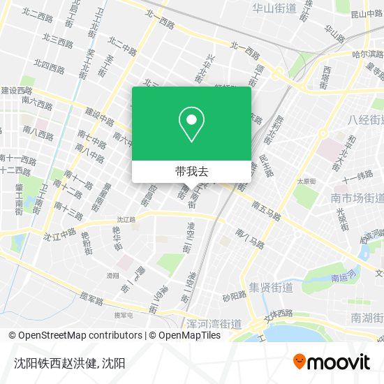 沈阳铁西赵洪健地图