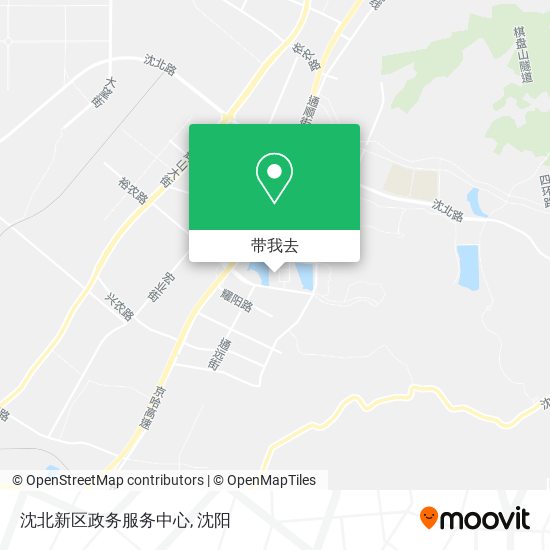 沈北新区政务服务中心地图