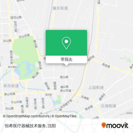 恒希医疗器械技术服务地图