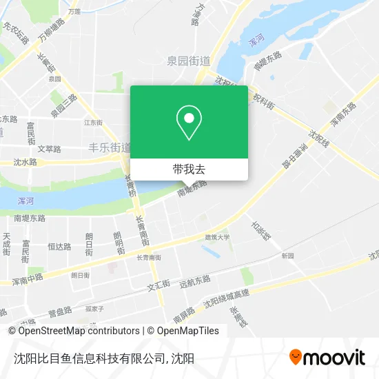 沈阳比目鱼信息科技有限公司地图