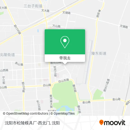 沈阳市松陵模具厂-西北门地图