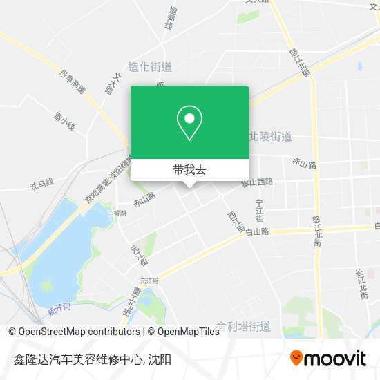 鑫隆达汽车美容维修中心地图