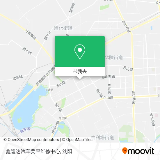 鑫隆达汽车美容维修中心地图