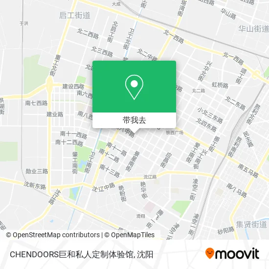 CHENDOORS巨和私人定制体验馆地图