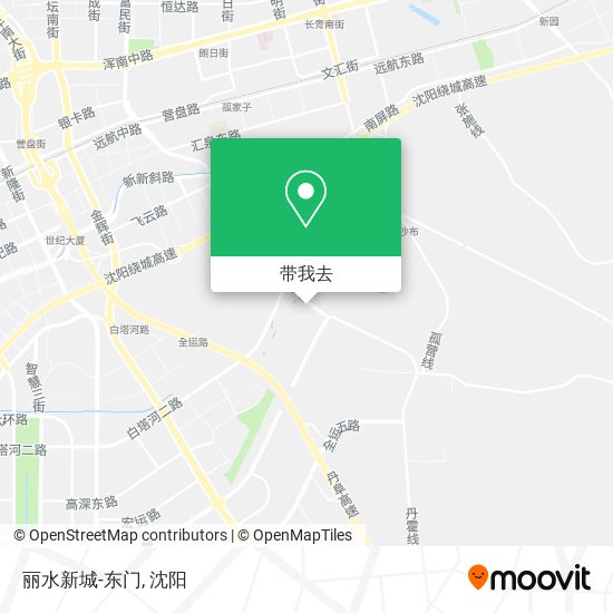 丽水新城-东门地图