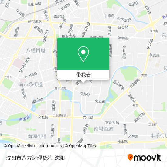 沈阳市八方达理货站地图