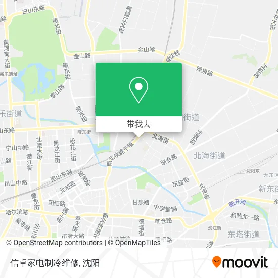 信卓家电制冷维修地图