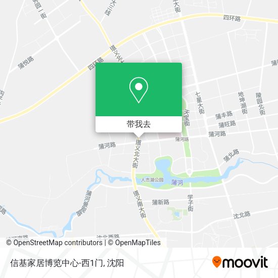 信基家居博览中心-西1门地图