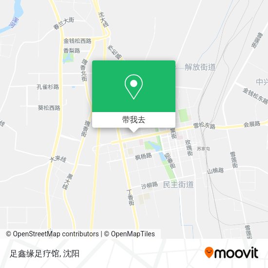 足鑫缘足疗馆地图