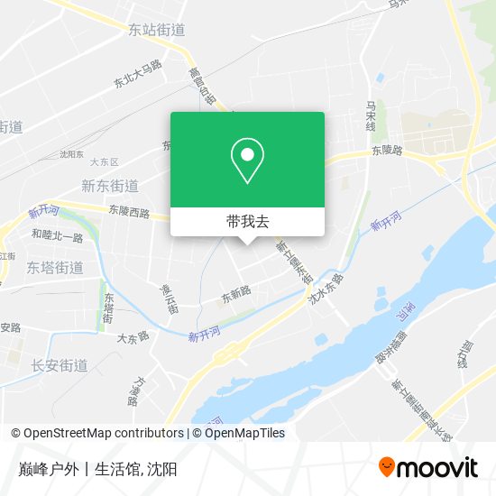巅峰户外丨生活馆地图